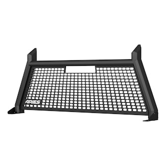 ARIES 1110101 AdvantEDGE Black Aluminum Headache Rack, Select Dodge, Ram 1500, 2500, 3500