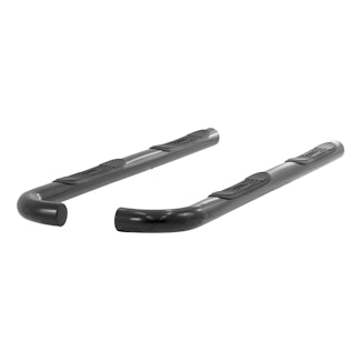 ARIES 201002 3" Round Black Steel Side Bars, Select Jeep Liberty