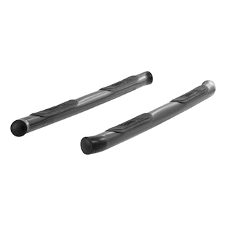 ARIES 201005 3" Round Black Steel Side Bars, Select Jeep Liberty
