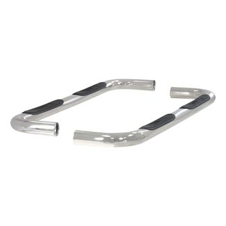 ARIES 202003-2 3" Round Polished Stainless Side Bars, Select Toyota Tundra