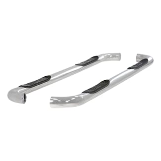 ARIES 203006-2 3" Round Polished Stainless Side Bars, Select Ford Excursion, F-250, F-350