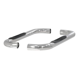 ARIES 203007-2 3" Round Polished Stainless Side Bars, Select Ford F-150