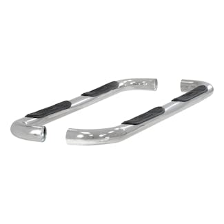 ARIES 203008-2 3" Round Polished Stainless Side Bars, Select Ford F-150