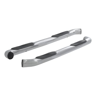 ARIES 203015-2 3" Round Polished Stainless Side Bars, Select Ford F-150, Lincoln Mark LT