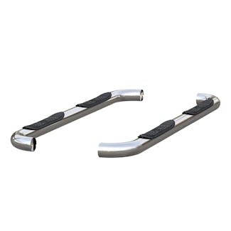 ARIES 203025-2 3" Round Polished Stainless Side Bars, Select Ford F-250, F-350 Super Duty