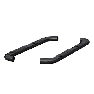 ARIES 213025 3" Round Black Stainless Side Bars, Select Ford F-250, F-350 Super Duty