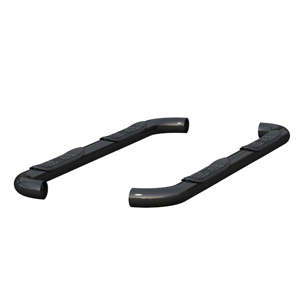 ARIES 203025 3" Round Black Steel Side Bars, Select Ford F-150, F-250, F-350 Super Duty