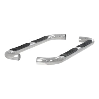 ARIES 203033-2 3" Round Polished Stainless Side Bars, Select Mazda B-Series, Ford Ranger