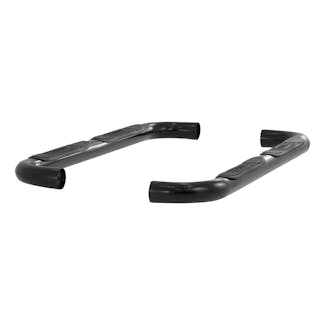 ARIES 203033 3" Round Black Steel Side Bars, Select Mazda B-Series, Ford Ranger