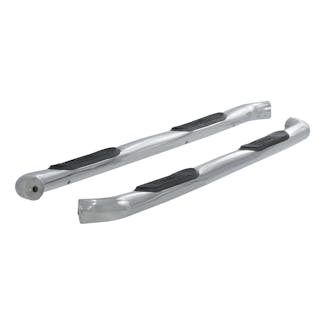 ARIES 203043-2 3" Round Polished Stainless Side Bars, Select Ford F-150 to F-550 Super Duty