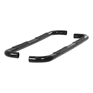 ARIES 204001 3" Round Black Steel Side Bars, Select Chevrolet, GMC C, K
