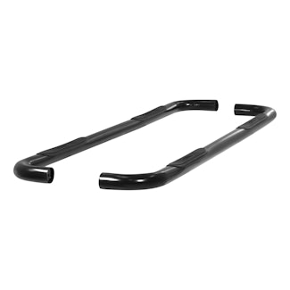 ARIES 204004 3" Round Black Steel Side Bars, Select Avalanche, Suburban, Yukon XL