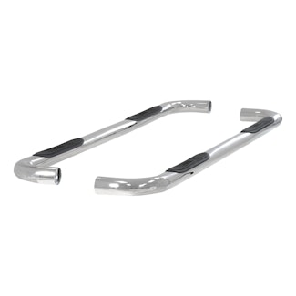 ARIES 204013-2 3" Round Polished Stainless Side Bars, Select Silverado, Sierra 1500, 2500, 3500