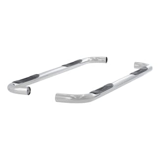 ARIES 204014-2 3" Round Polished Stainless Side Bars, Select Chevrolet Suburban