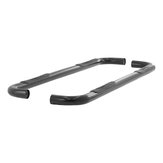 ARIES 204014 3" Round Black Steel Side Bars, Select Chevrolet Suburban
