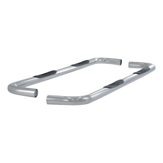 ARIES 205030-2 3" Round Polished Stainless Side Bars, Select Dodge, Ram 2500, 3500