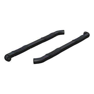 ARIES 209042 3" Round Black Steel Side Bars, Select Nissan Titan, XD