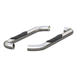 ARIES 205039-2 3" Round Polished Stainless Side Bars, Select Dodge, Ram 1500, 2500, 3500