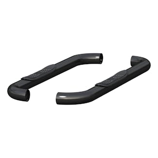 ARIES 205039 3" Round Black Steel Side Bars, Select Dodge, Ram 1500, 2500, 3500