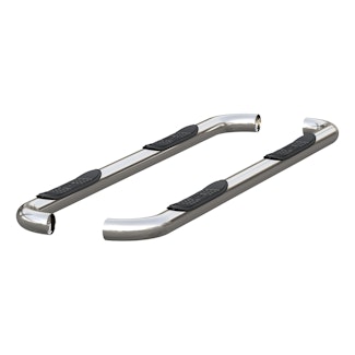 ARIES 205041-2 3" Round Polished Stainless Side Bars, Select Dodge, Ram 1500, 2500, 3500