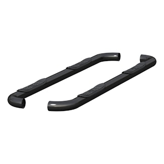 ARIES 205041 3" Round Black Steel Side Bars, Select Dodge, Ram 1500, 2500, 3500