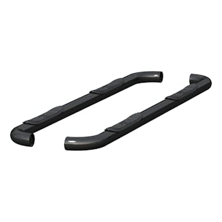 ARIES 205041 3" Round Black Steel Side Bars, Select Dodge, Ram 1500, 2500, 3500