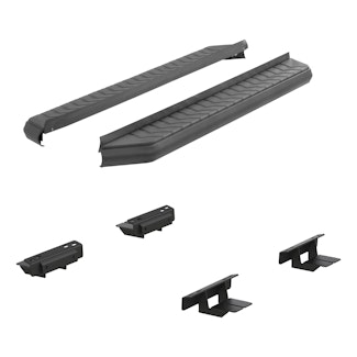ARIES 2061010 AeroTread 5" x 70" Black Stainless Running Boards, Select Nissan Murano