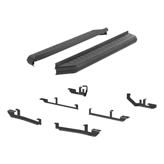 ARIES 2061028 AeroTread 5" x 67" Black Stainless Running Boards, Select Kia Sorento