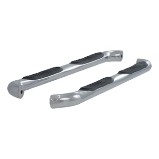 ARIES 208005-2 3" Round Polished Stainless Side Bars, Select Mitsubishi Outlander, RVR