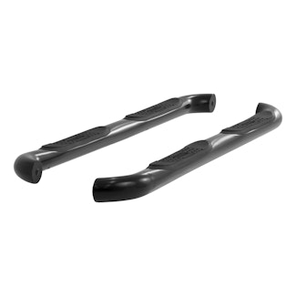 ARIES 208007 3" Round Black Steel Side Bars, Select Mitsubishi Outlander, RVR