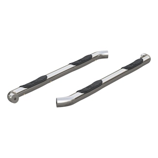 ARIES 209042-2 3" Round Polished Stainless Side Bars, Select Nissan Titan, XD
