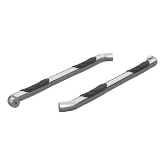 ARIES 209042-2 3" Round Polished Stainless Side Bars, Select Nissan Titan, XD