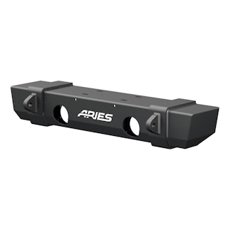 ARIES 2156000 TrailCrusher Jeep Wrangler JK Steel Front Bumper, 12.5K