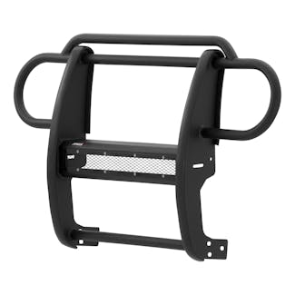 ARIES 2170000 Pro Series Black Steel Grille Guard with Light Bar, Select Jeep Wrangler JK