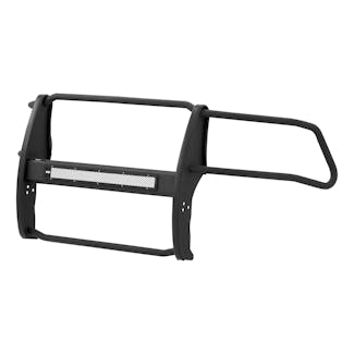 ARIES 2170026 Pro Series Black Steel Grille Guard with Light Bar, Select Dodge, Ram 2500, 3500