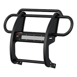 ARIES 2170032 Pro Series Black Steel Grille Guard with Light Bar, Select Jeep JL, Gladiator