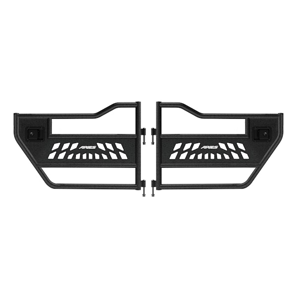 ARIES 25009 Jeep Wrangler JK Aluminum Rear Tube Doors