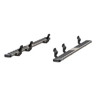 ARIES 2553017 NovaTrac 6" x 91" Running Boards, Select F-150, F-250, F-350 , F-450, F-550