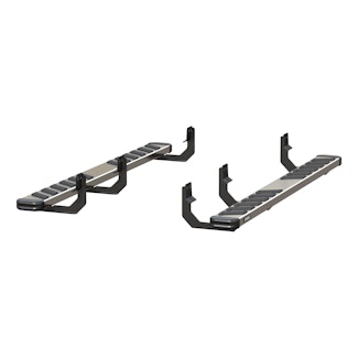 ARIES 2553029 NovaTrac 6" x 75" Polished Stainless Running Boards, Select Nissan Titan