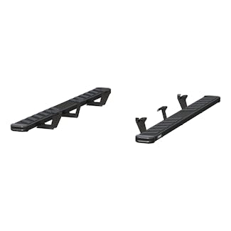 ARIES 2554011 NovaTrac 6" x 75" Black Steel Running Boards, Select Dodge Durango