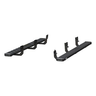 ARIES 2554013 NovaTrac 6" x 75" Black Steel Running Boards, Select RAM 1500