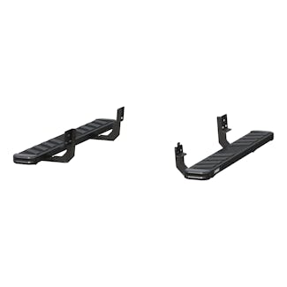 ARIES 2554014 NovaTrac 6" x 53" Black Steel Running Boards, Select RAM 1500, 2500, 3500