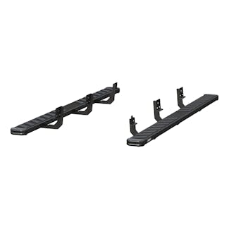 ARIES 2554015 NovaTrac 6" x 91" Black Steel Running Boards, Select RAM 2500, 3500