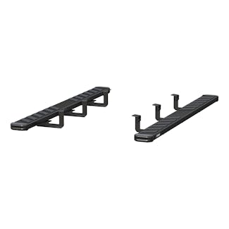 ARIES 2554016 NovaTrac 6" x 75" Black Steel Running Boards, Select Ford Explorer