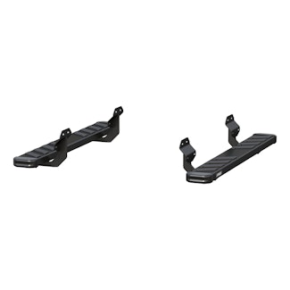ARIES 2554021 NovaTrac 6" x 53" Black Steel Running Boards, Select Colorado, Canyon