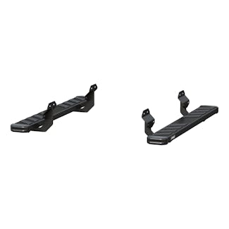 ARIES 2554021 NovaTrac 6" x 53" Black Steel Running Boards, Select Colorado, Canyon