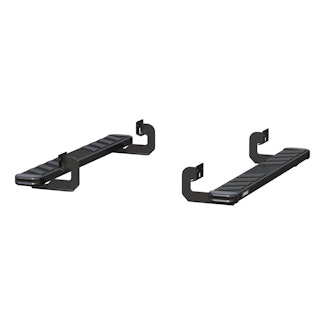 ARIES 2554022 NovaTrac 6" x 53" Black Steel Running Boards, Select Ford F-150