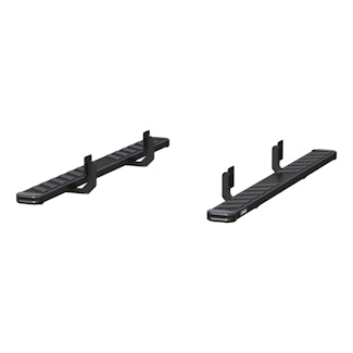 ARIES 2554023 NovaTrac 6" x 75" Black Steel Running Boards, Select Ford F-250, F-350