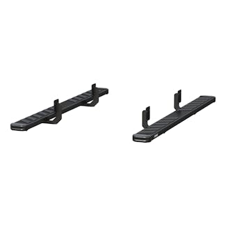 ARIES 2554023 ARIES 2554023 NovaTrac 6in. x 75in. Black Steel Running Boards; Select Ford F-25