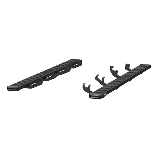 ARIES 2554027 NovaTrac 6" x 85" Black Steel Running Boards, Select Toyota Ridgeline